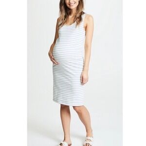 HATCH Bateau Blue Stripe Maternity Tank Dress Size XS (Hatch Size 0)